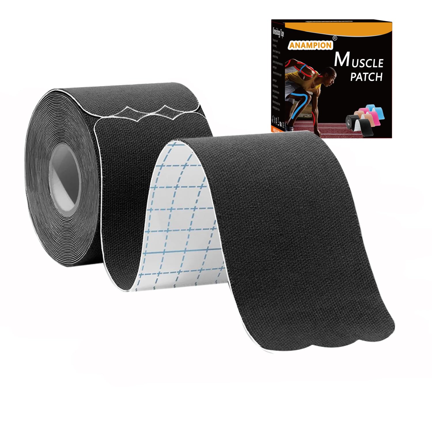 Amazon.com: Kinesiology Tape Pro Precut 20 Strips Athletic Sports